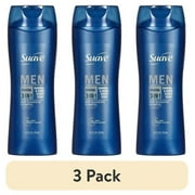 (3 pack) Suave Men Charcoal 3-in-1 Shampoo Conditioner & Body Wash, Charcoal & Ginger, 12.6 oz