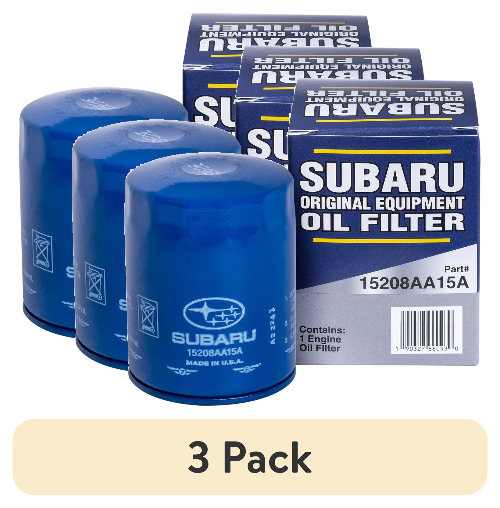 6 pack) Subaru 15208AA15A Original Equipment Engine Oil Filter 3.5