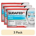 thumbnail image 1 of (3 pack) Sudafed PE Non-Drowsy Head Congestion + Pain Relief Caplets, 20 Count, 1 of 14