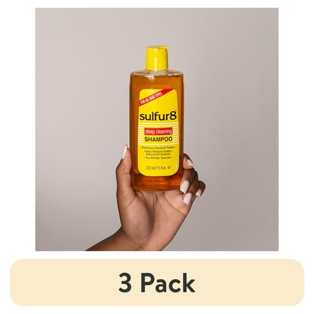 (3 pack) Sulfur8 Clarifying Shampoo 7oz. Softening, All Hair Type