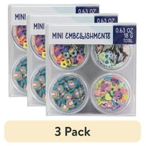 (3 pack) Sulyn 0.63oz Embellishment Mixes- Let's Paw-Ty Theme, Plastic Container