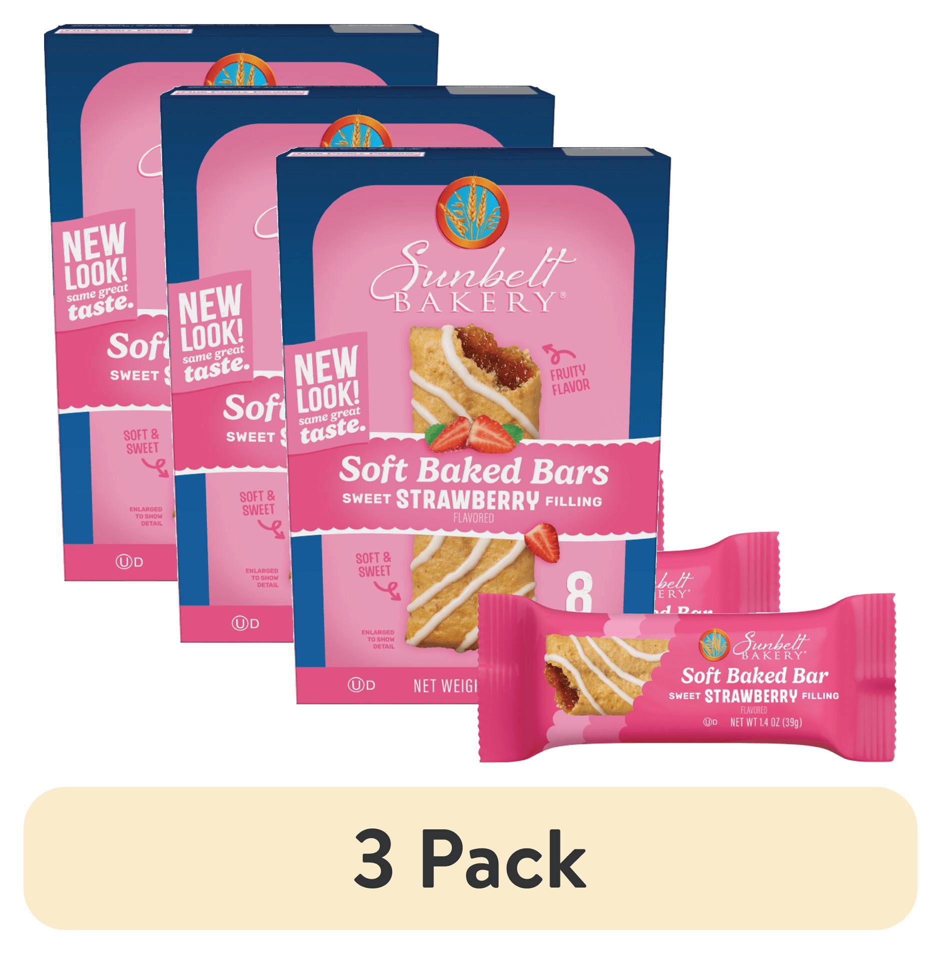 (3 pack) Sunbelt Bakery Strawberry Fruit & Grain Bars - 8ct - Walmart.com