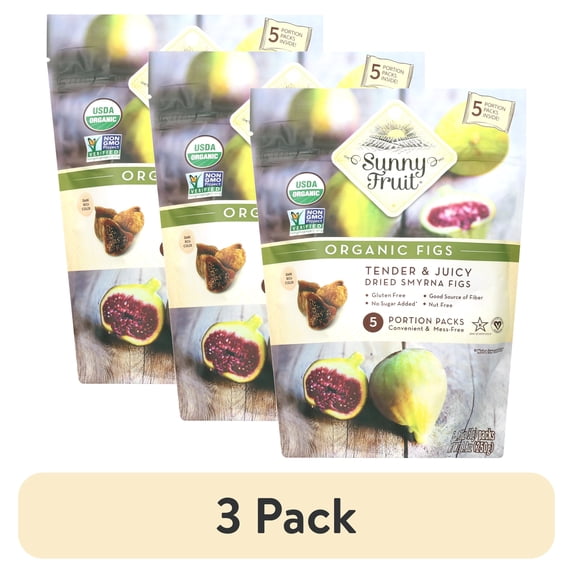 (3 pack) Sunny Fruit Organic Figs