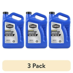 (3 pack) Super Tech All Mileage Synthetic Blend Motor Oil, SAE 5W-30, 5 Quarts