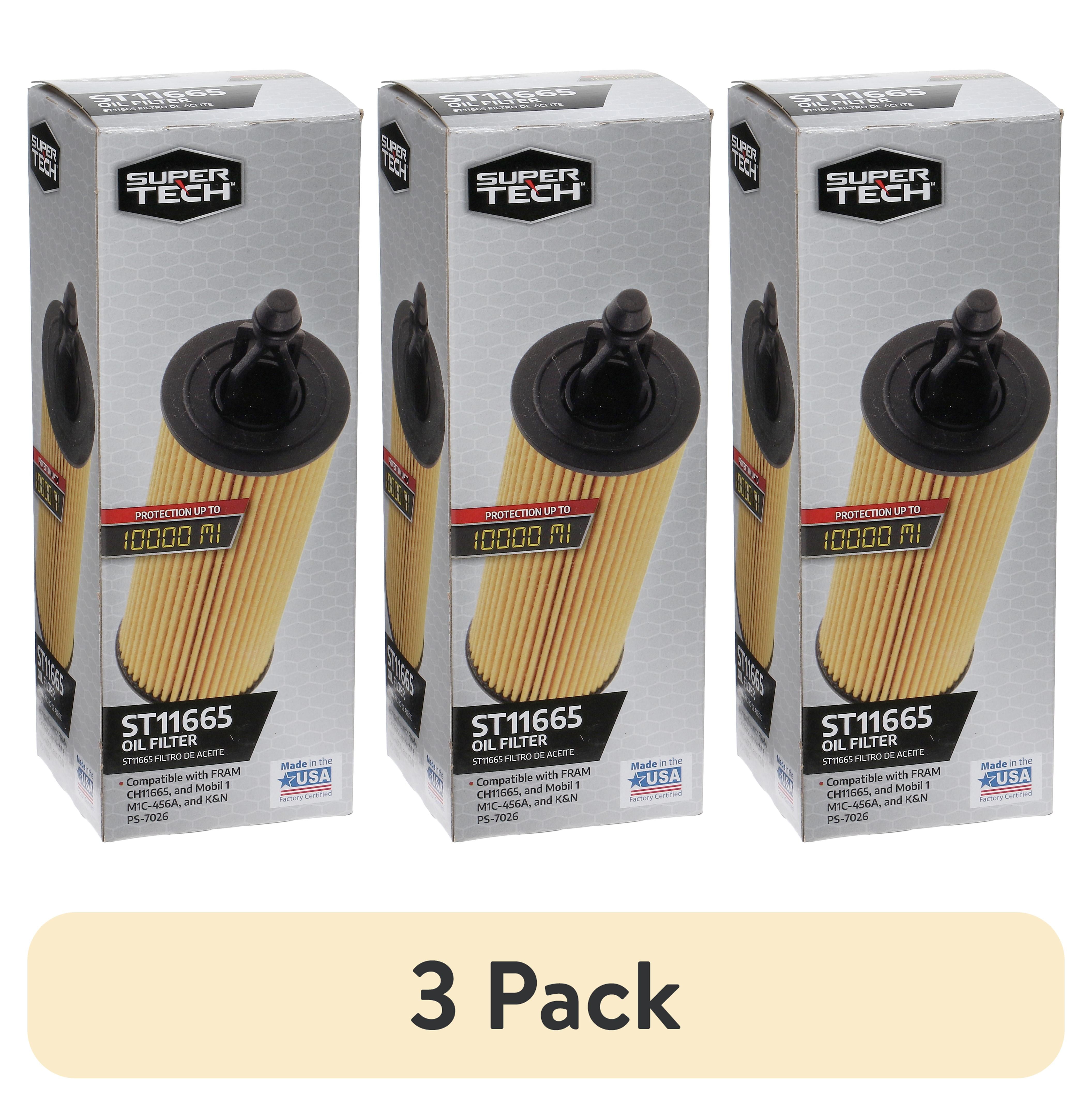 パイオンテック セルフューラー 3 pack) Super Tech Oil Filter, ST11665, 10K mile Filter for Select