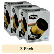 (3 pack) SuperTech Oil Filter, ST9972, 10K mile Cartridge Filter for Lexus and Toyota Vehicles