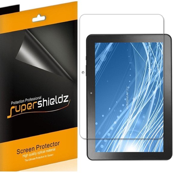 [3-pack] Supershieldz for Insignia Flex 10 / 10.1 inch (NS-P10A7100) Screen Protector, Anti-Bubble High Definition (HD) Clear Shield