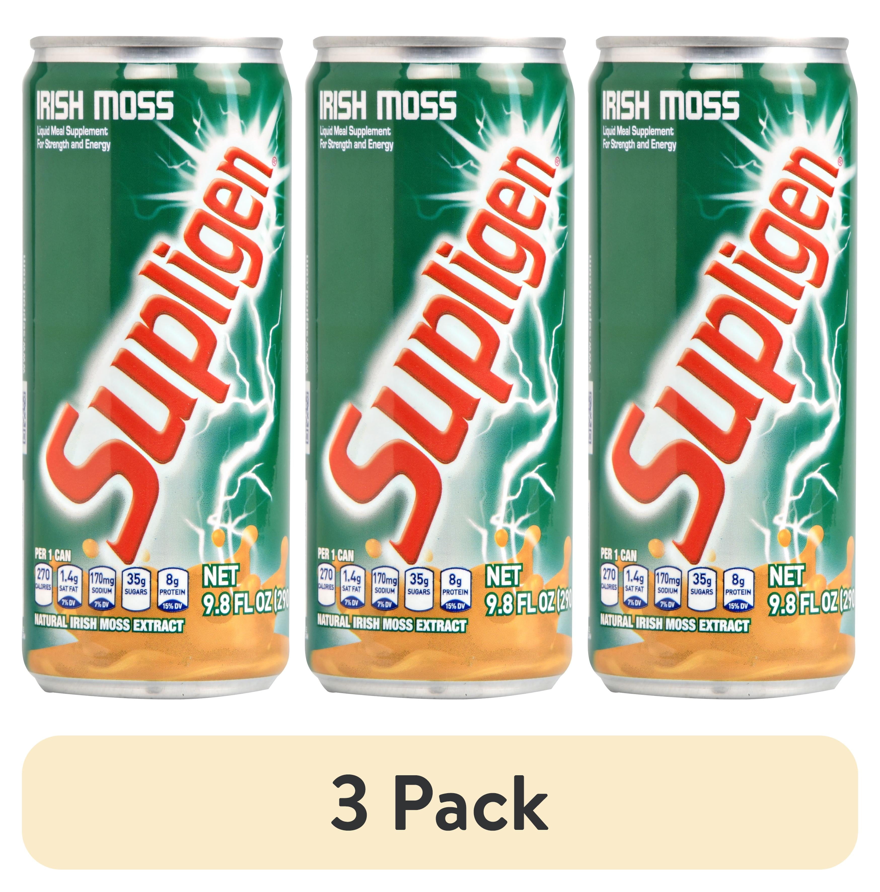 (3 pack) Supligen Irish Moss Liquid Meal Replacement, 9.8 fl oz