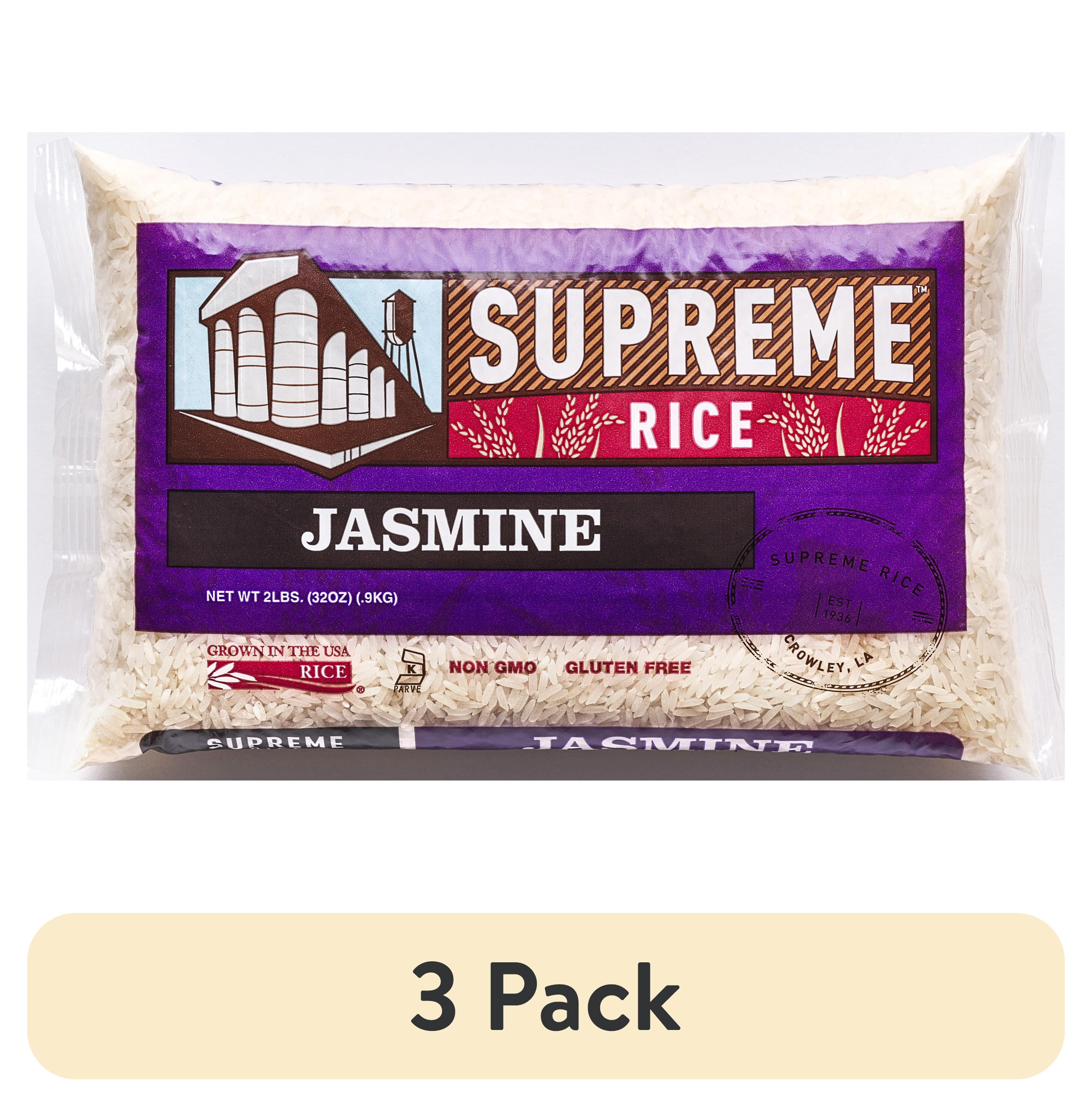 (3 pack) Supreme Rice 2lb Bag of Aromatic Jasmine Rice - Walmart.com