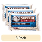 (3 pack) Supreme Rice White Long Grain, 5.0 LB
