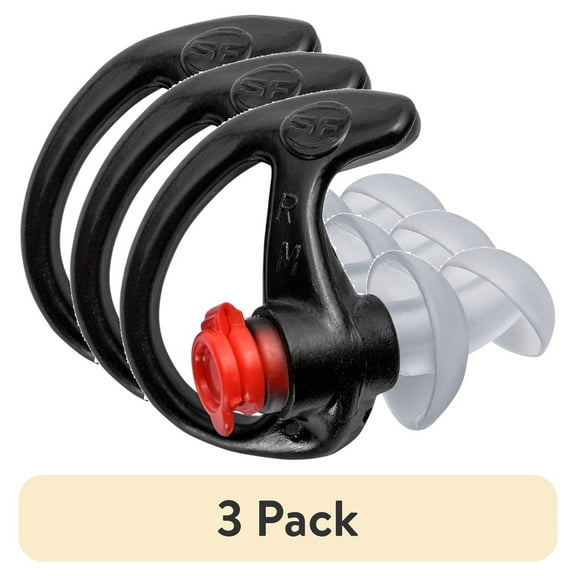 (3 pack) Surefire Sonic Defender EP3, Filtered Earplugs, 1 Pair