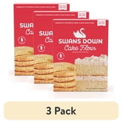 (3 pack) Swans Down Enriched, Bleached Cake Flour, 32 oz