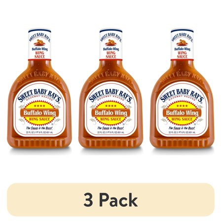 (3 pack) Sweet Baby Ray's Buffalo Wing Wing Sauce 22 fl oz