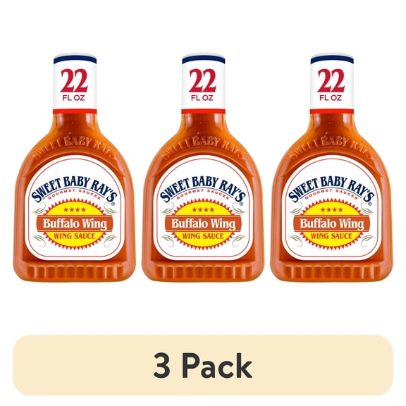 (3 pack) Sweet Baby Ray's Buffalo Wing Wing Sauce 22 fl oz
