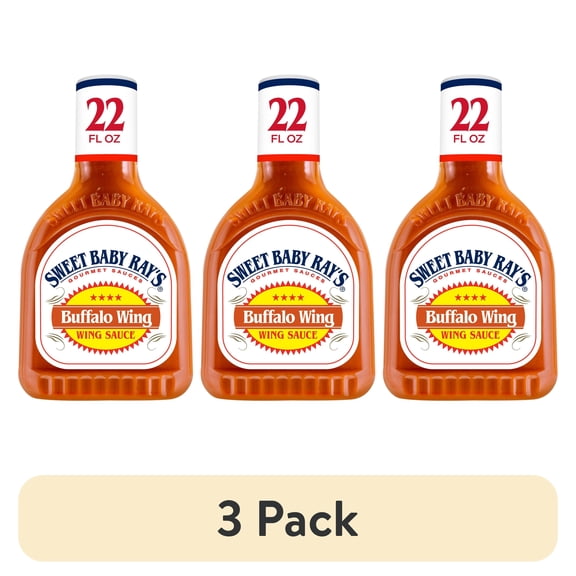 (3 pack) Sweet Baby Ray's Buffalo Wing Wing Sauce 22 fl oz