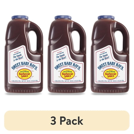 (3 pack) Sweet Baby Ray's Original Barbecue Sauce 1 gal