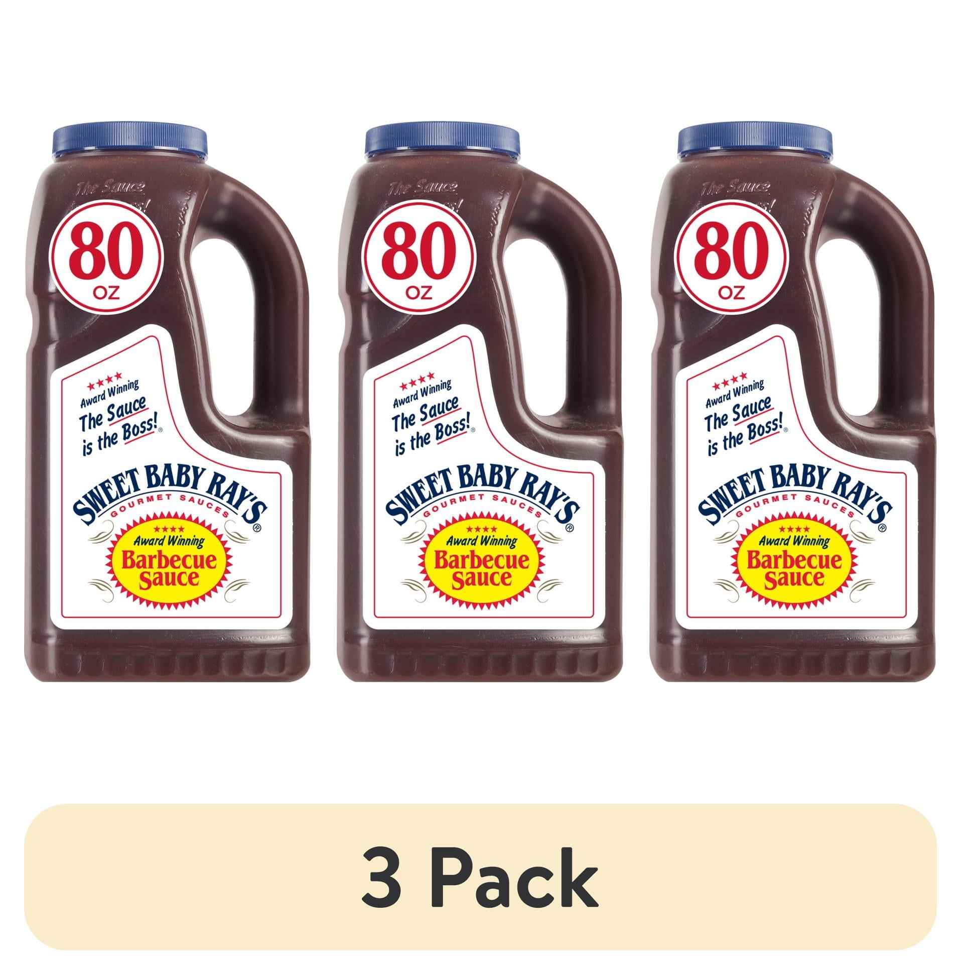 (3 pack) Sweet Baby Ray's Original Barbecue Sauce 80 oz