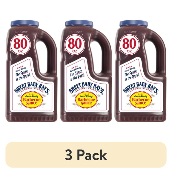 (3 pack) Sweet Baby Ray's Original Barbecue Sauce 80 oz