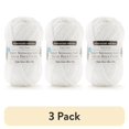 thumbnail image 1 of (3 pack) Sweet Snuggles Lite Yarn by Loops & Threads - Yarn for Knitting - Crochet - Weaving - and Arts & Crafts - White - Polyester - 8.8 oz, 1 of 2