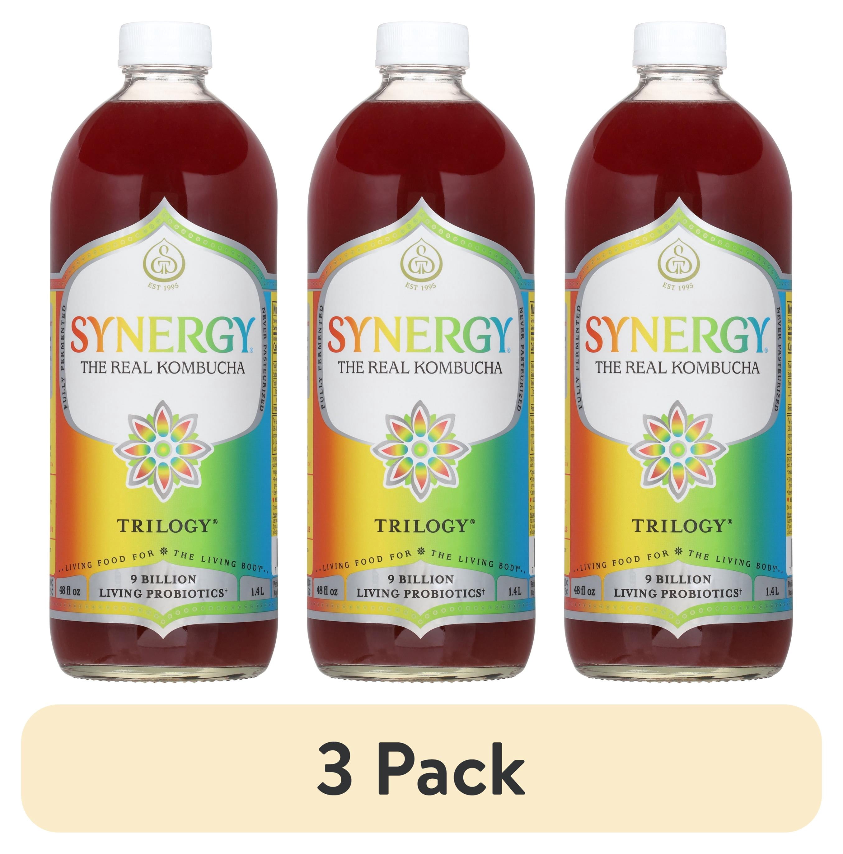 3 pack) Synergy Trilogy Kombucha 48 fl oz - Walmart.com