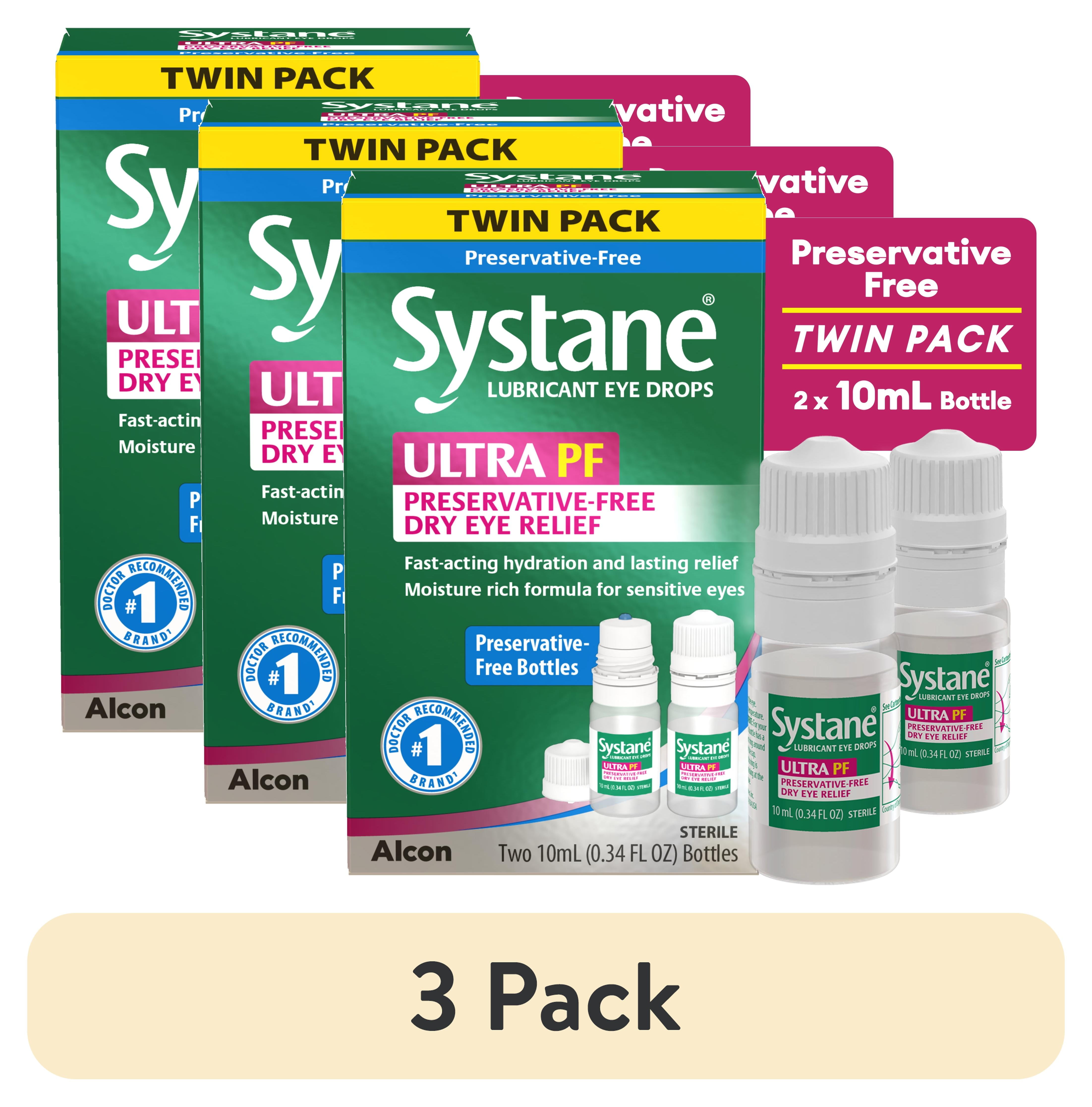 best lubricating eye drops preservative free Systane Ultra PF Lubricant Eye Drops Twin Pack
