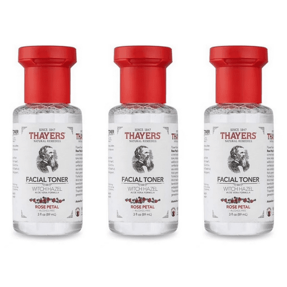 (3 pack) THAYERS, WTCH HZL,RSE PTL,AF,TRLSZ 3 FZ