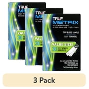 3 pack TRUE METRIX Blood Glucose Test Strips, 30 Count