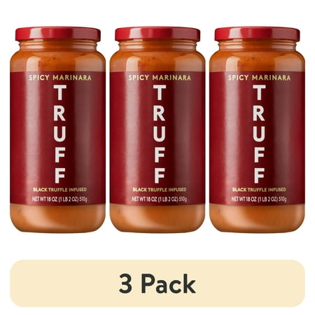 (3 pack) TRUFF Black Truffle Spicy Marinara Pasta Sauce