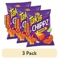 thumbnail image 1 of (3 pack) Takis Fuego Chippz 8 oz Sharing Size Bag, Hot Chili Pepper & Lime Thin-Cut Potato Chips, 1 of 8