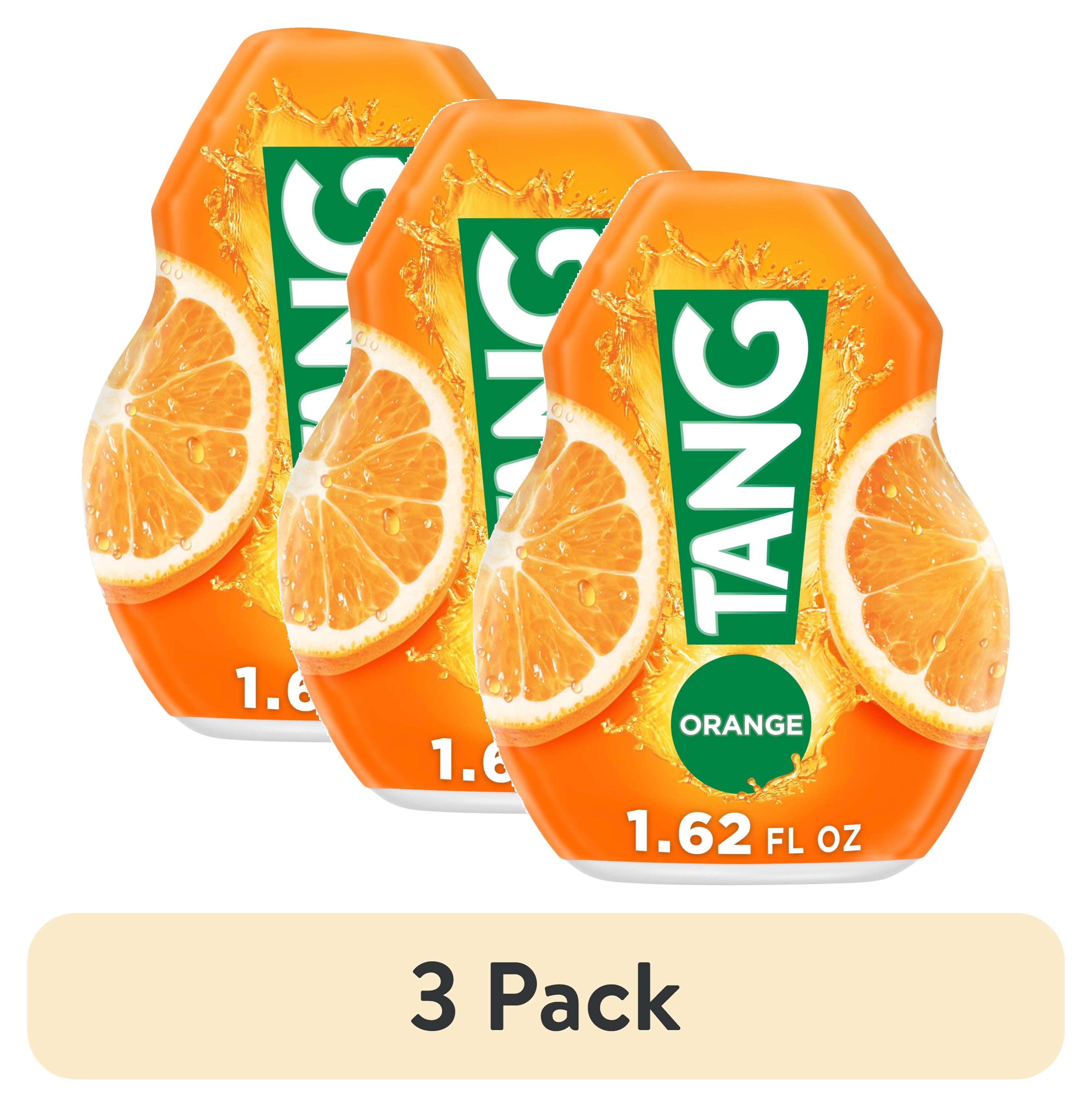 (3 pack) Tang Orange Artificially Flavored Liquid Soft Drink Mix, 1.62 fl oz Bottle
