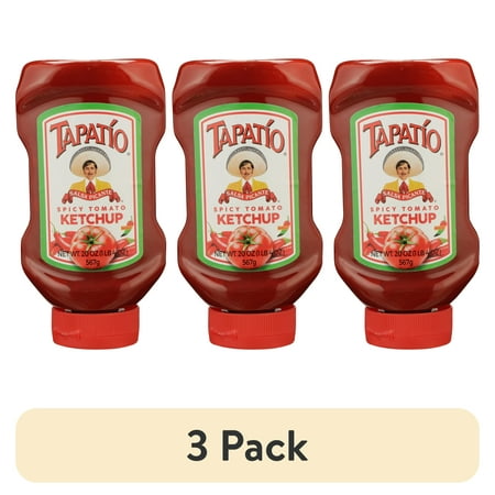 (3 pack) Tapatio Spicy Ketchup 20 oz.