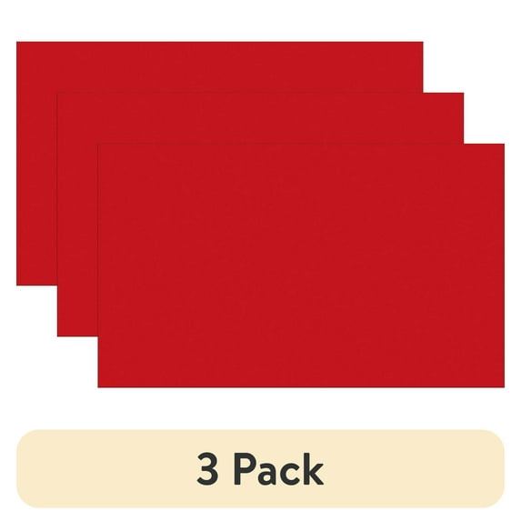 (3 pack) Tape Logic Inventory Rectangle Labels 4" x 6" Red 500/Roll DL635A