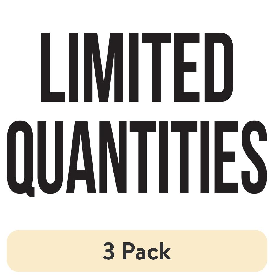 (3 pack) Tape Logic Labels "Limited Quantities" Vinyl 7" x 10" Black ...