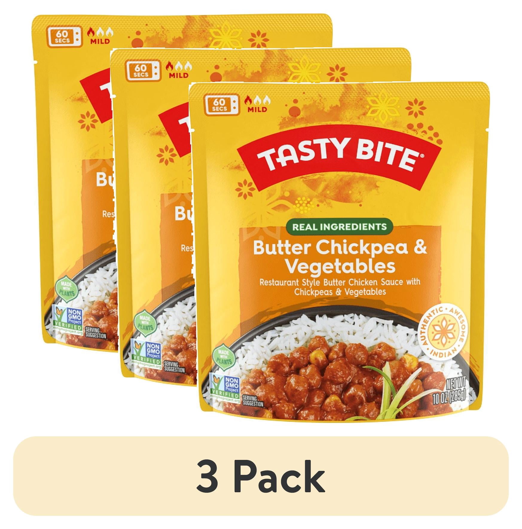 (3 pack) Tasty Bite Butter Chickpea & Vegetables