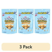 (3 pack) Teddy Grahams Honey Graham Snacks, 8 oz