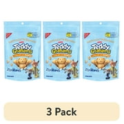 (3 pack) TEDDY GRAHAMS Honey Graham Snacks, Kids Snacks, 8 oz