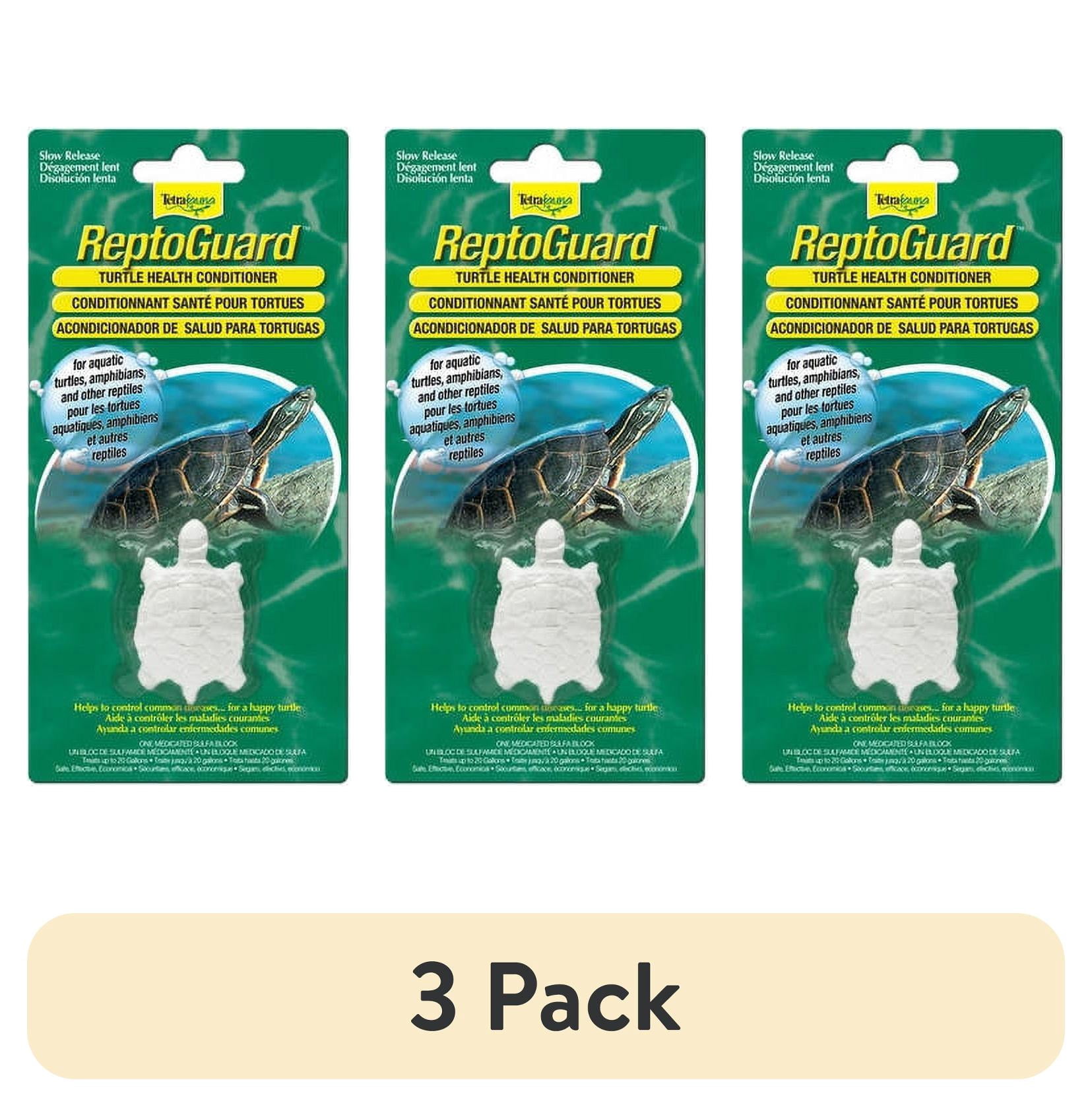 (3 pack) TetraTetrafauna ReptoGuard Turtle Health Conditioner Block, 1-Count
