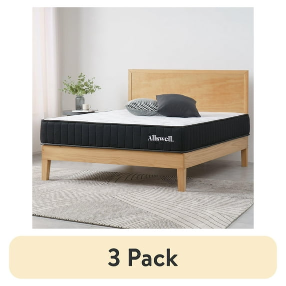 (3 pack) The Allswell 10" Hybrid Mattress in a Box with Gel Memory Foam, Adult, California King