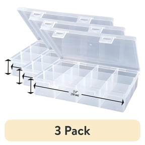 Creative Options Deep Utility Nine Compartment Storage Box, Clear ...