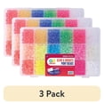 thumbnail image 1 of (3 pack) The Beadery Faceted, Neon & Glow Plastic Bead Box, 2100 Beads, 1 of 3