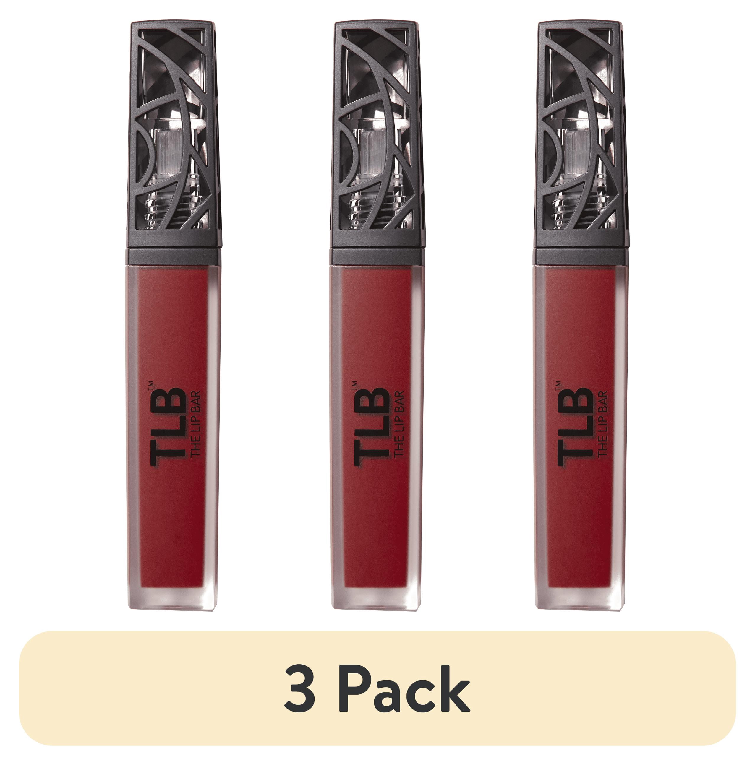 (3 pack) The Lip Bar Vegan Matte Liquid Lipstick, Bawse Lady, 0.24 fl oz