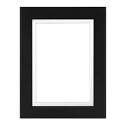 Framatic Modern 20x24 Wood Frame for 20x24 Photograph, Black
