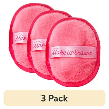 (3 pack) The Original MakeUp Eraser, Pink Daily Makeup Eraser Reusable Cloths