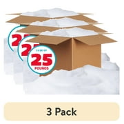 3 pack The Original Poly-fil  Premium Polyester Fiber Fill by Fairfield , 25 Pound Box