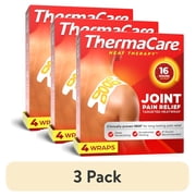 3 pack ThermaCare Joint Pain Therapy Heat Wraps, 4 Count, Pain Relief Patches