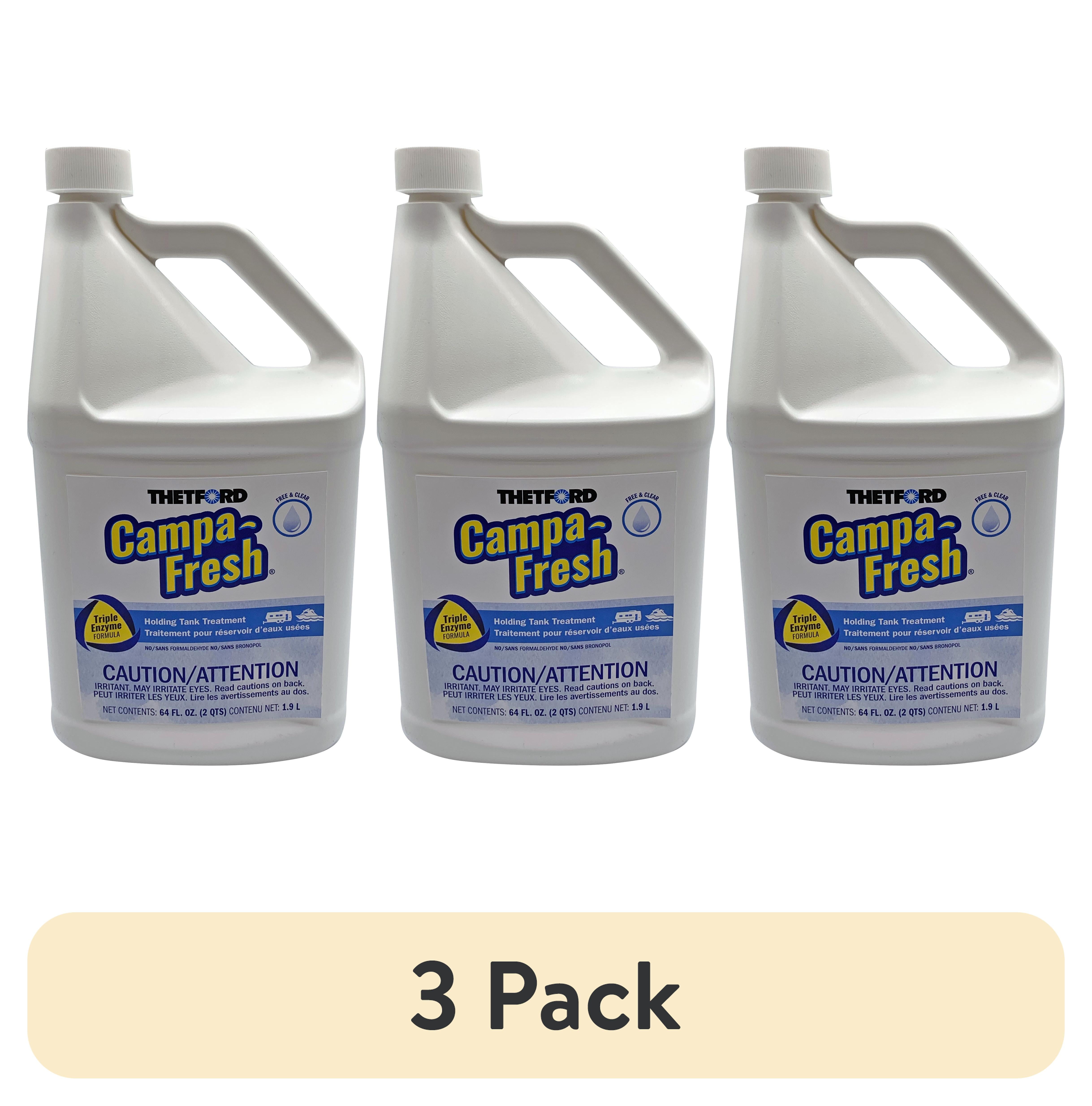 (3 pack) (3 pack) Thetford Campa-Fresh® Free and Clear 64 oz Liquid Holding Tank Treatment