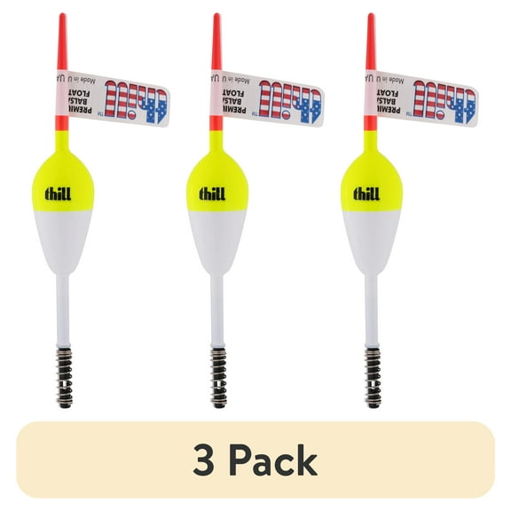 (3 pack) Thill America's Favorite Float 7/8" Oval 5 1/2" Spring