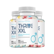 3 pack Thrive XXL Gummies - Thrive XXL Male Gummies