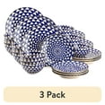 thumbnail image 1 of (3 pack) Thyme & Table Blue Medallion 12 Piece Dinnerware Set, 1 of 8