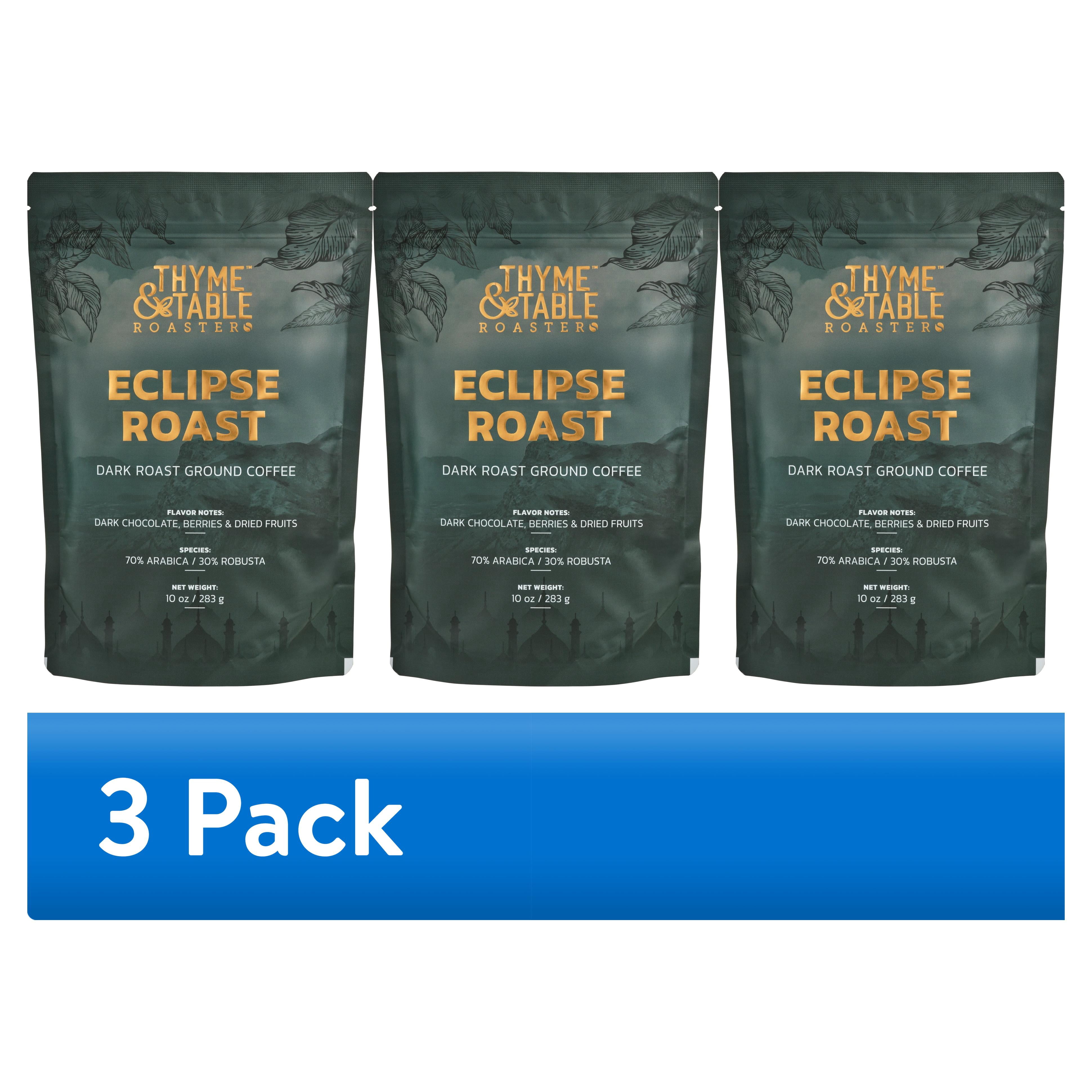 (3 pack) Thyme & Table Ground Coffee, Eclipse